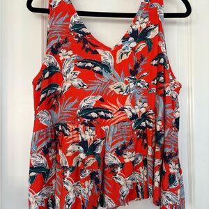 Loft Petite Floral Sleeveless Women's Top - LP